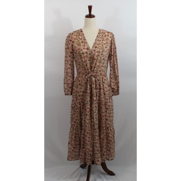 Trovata Birds of Paradis Pink Floral Ainsley B Sylvie Dress - Picture 4 of 14